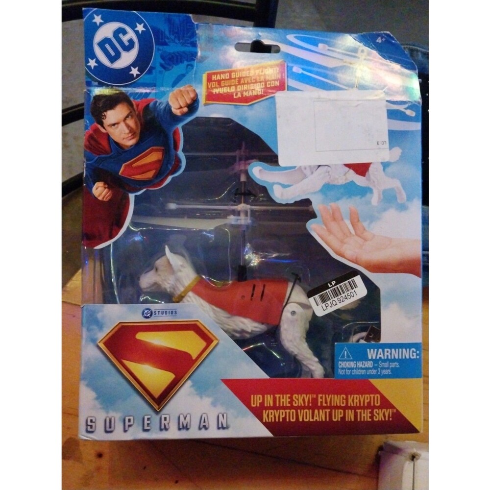 DC Comics Superman Up in the Sky Flying Krypto RC Toy Spin Master NEW SEALED